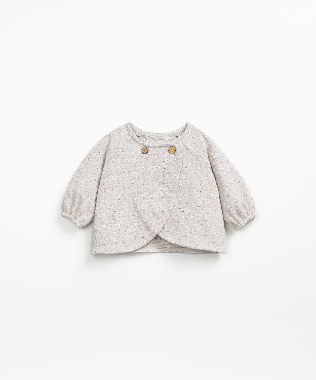 Stone Wrap Pointelle Sweater