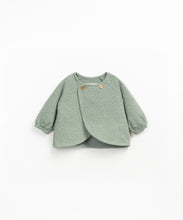 Load image into Gallery viewer, Sage Wrap Pointelle Sweater
