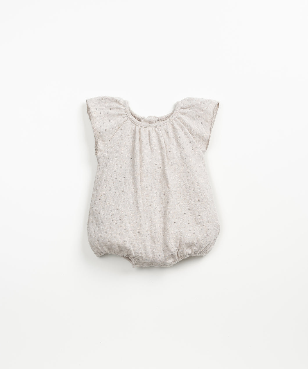 Stone Pointelle Bubble Romper