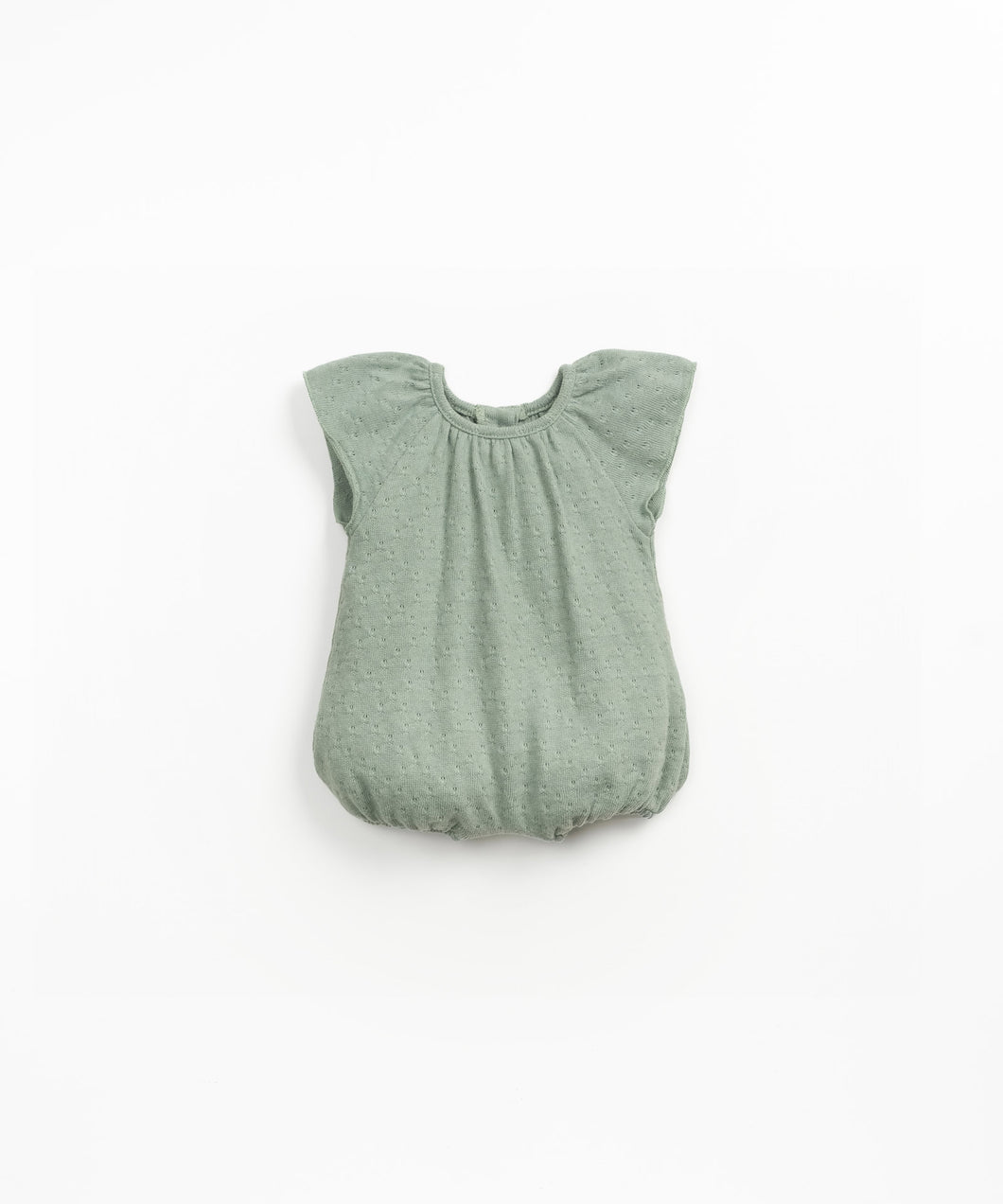 Sage Pointelle Bubble Romper