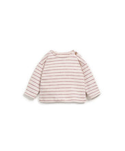 Load image into Gallery viewer, Dusty Plum Sketch Stripe Long Sleeve
