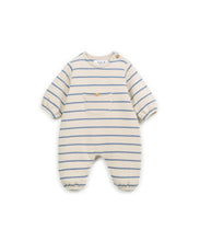 Load image into Gallery viewer, Dusty Blue Stripe Coverall
