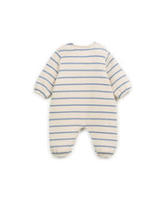 Load image into Gallery viewer, Dusty Blue Stripe Coverall
