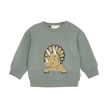 Load image into Gallery viewer, Dusty Green Dino Crewneck

