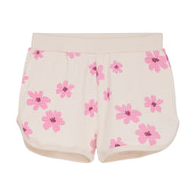 Load image into Gallery viewer, Pink Flower Waffle Shorts
