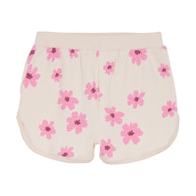 Load image into Gallery viewer, Pink Flower Waffle Shorts
