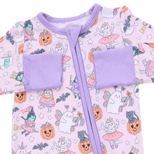Load image into Gallery viewer, Halloween Monster Dress Up 2-Way Zipper Romper
