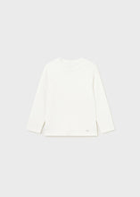 Load image into Gallery viewer, Cream Rib Neck Long Sleeve Top
