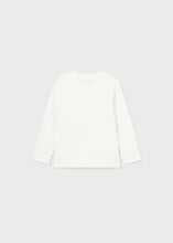 Load image into Gallery viewer, Cream Rib Neck Long Sleeve Top
