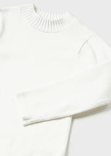 Load image into Gallery viewer, Cream Rib Neck Long Sleeve Top
