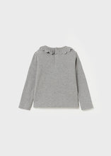 Load image into Gallery viewer, Grey Collared Rib Knit Top
