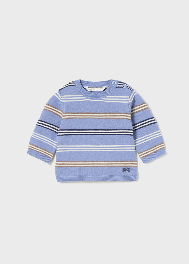 Baby Blue Stripes Sweater