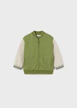 Load image into Gallery viewer, Olive Color Block Quilted Jacket
