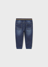 Load image into Gallery viewer, Dark Denim Elastic Band Jogger
