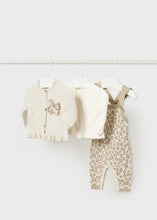 Load image into Gallery viewer, Latte Leopard Overalls 3pc Set
