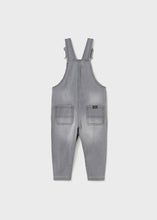 Load image into Gallery viewer, Light Grey Wash Denim Overalls
