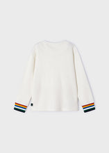 Load image into Gallery viewer, Ivory Waffled Long Sleeve Top
