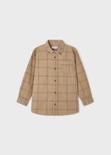Load image into Gallery viewer, Light Camel Plaid Corduroy Button Up
