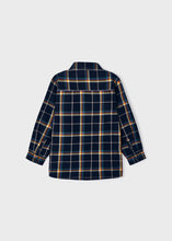 Load image into Gallery viewer, Dark Navy Plaid Shacket
