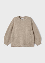 Load image into Gallery viewer, Taupe Shimmer Knit Sweater
