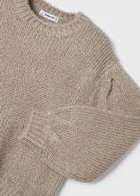 Load image into Gallery viewer, Taupe Shimmer Knit Sweater
