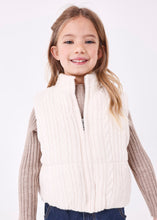 Load image into Gallery viewer, Cream Knit Padded Vest

