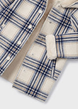 Load image into Gallery viewer, Winter Blue Plaid Coat
