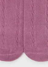 Load image into Gallery viewer, Dusty Lilac Knitted Tights
