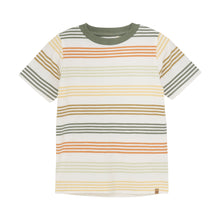 Load image into Gallery viewer, Green Mix Stripe Tee
