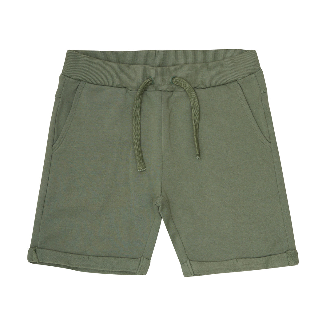 Dusty Green Sweat Shorts