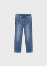 Load image into Gallery viewer, Medium Wash Slim Fit Denim Jeans
