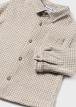 Load image into Gallery viewer, Taupe Plaid Collared Button Up
