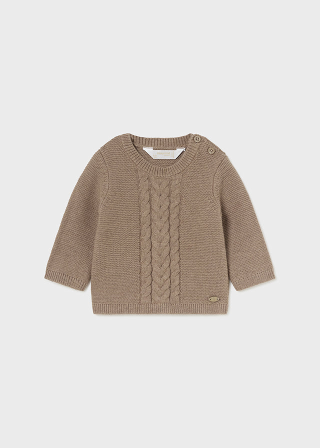 Mocha Textured Knit Sweater