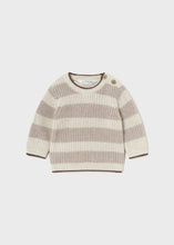 Load image into Gallery viewer, Mocha Stripe Knit Sweater
