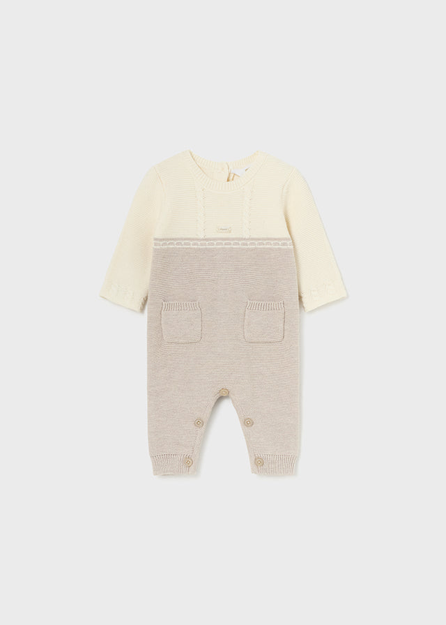 Mocha Mix Knit Coverall