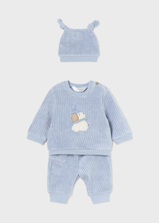 Baby Blue Snow Puppy 3pc Set