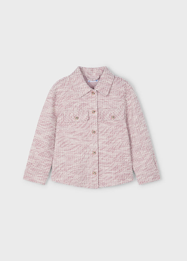 Dusty Pink Tweed Jacket