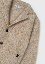 Load image into Gallery viewer, Heathered Oatmeal Knit Button Up
