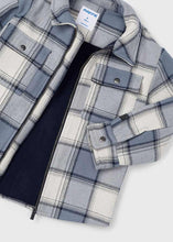 Load image into Gallery viewer, Winter Blue Plaid Shacket
