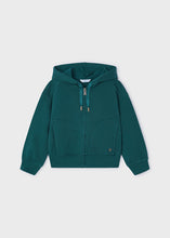 Load image into Gallery viewer, Emerald Fleece Zip Hoodie
