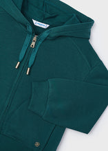 Load image into Gallery viewer, Emerald Fleece Zip Hoodie
