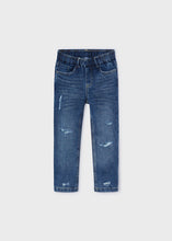 Load image into Gallery viewer, Distressed Boys Straight Leg Denim
