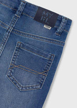 Load image into Gallery viewer, Medium Wash Slim Fit Stretch Denim
