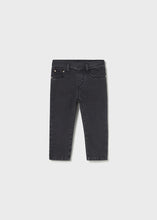 Load image into Gallery viewer, Washed Grey Flower Stitch Jegging
