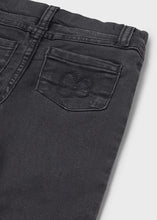 Load image into Gallery viewer, Washed Grey Flower Stitch Jegging
