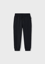Load image into Gallery viewer, Black Cuffed Fleece Sweatpants
