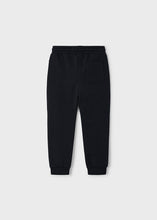 Load image into Gallery viewer, Black Cuffed Fleece Sweatpants
