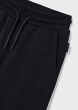 Load image into Gallery viewer, Black Cuffed Fleece Sweatpants
