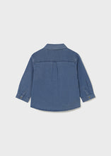 Load image into Gallery viewer, Medium Wash Denim Collared Button Up
