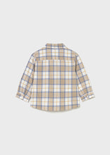 Load image into Gallery viewer, Taupe Mix Plaid Button Up
